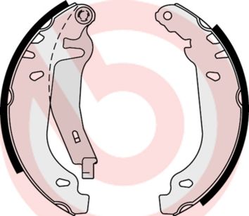 BREMBO S61539 Bremžu loku komplekts
