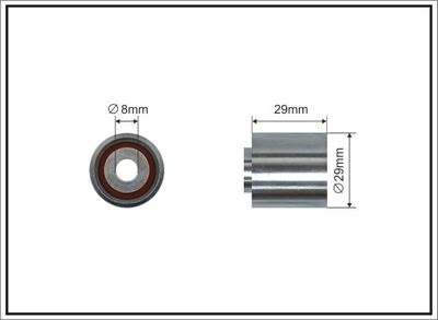 Паразитный / Ведущий ролик, зубчатый ремень CAFFARO 217-94