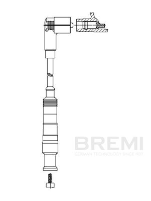 Провод зажигания BREMI 204/75