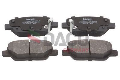 Bremžu uzliku kompl., Disku bremzes DACO 320942