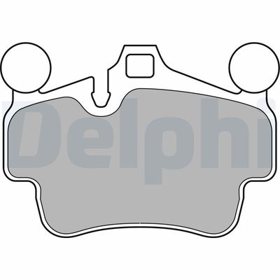 Bremžu uzliku kompl., Disku bremzes DELPHI LP2236