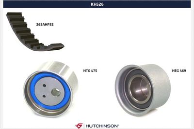 Zobsiksnas komplekts HUTCHINSON KH 526
