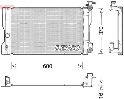 Radiators, Motora dzesēšanas sistēma DENSO DRM50091