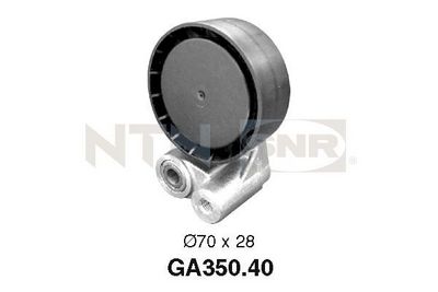 Spriegotājrullītis, Ķīļrievu siksna SNR GA350.40