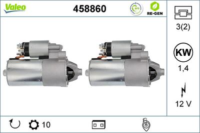 Starteris VALEO 458860