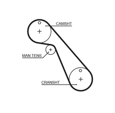 Зубчатый ремень GATES 5209
