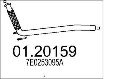 Izplūdes caurule MTS 01.20159