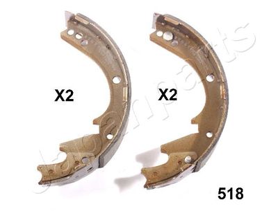 Bremžu loku komplekts JAPANPARTS GF-518AF