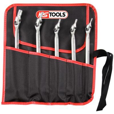 Divpusējā uzgriežņu atslēga ar šarnīru KS TOOLS 517.0320
