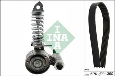 Ķīļrievu siksnu komplekts Schaeffler INA 529 0325 10