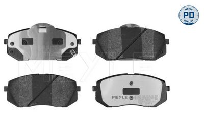 Bremžu uzliku kompl., Disku bremzes MEYLE 025 245 0116/PD