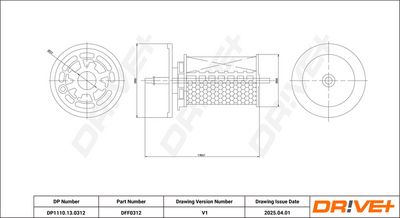 Топливный фильтр Dr!ve+ DP1110.13.0312