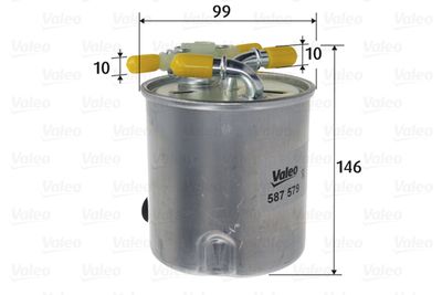 Топливный фильтр VALEO 587579