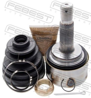 Šarnīru komplekts, Piedziņas vārpsta FEBEST 0110-080