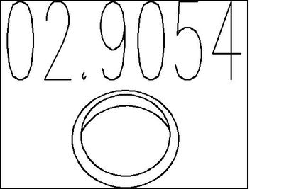 Blīve, Izplūdes caurule MTS 02.9054