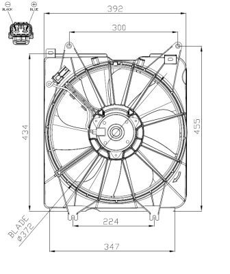 Ventilators, Motora dzesēšanas sistēma NRF 47935