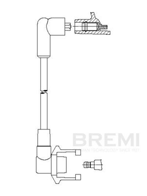 Провод зажигания BREMI 607/60