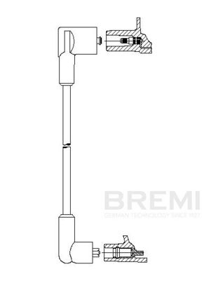 Augstsprieguma vads BREMI 634/40