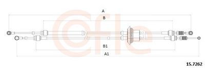 Трос, механическая коробка передач COFLE 92.15.7262