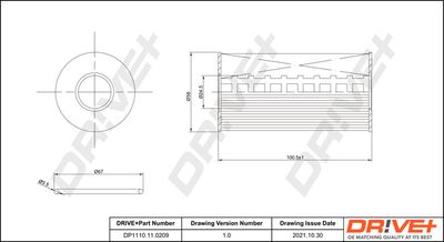 Масляный фильтр Dr!ve+ DP1110.11.0209