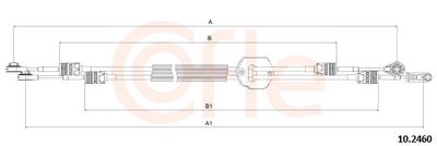 Трос, механическая коробка передач COFLE 92.10.2460
