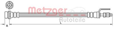Тормозной шланг METZGER 4111334