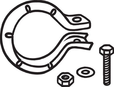 Кронштейн, система выпуска ОГ BOSAL 250-003