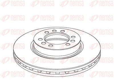 Тормозной диск REMSA NCA1180.20