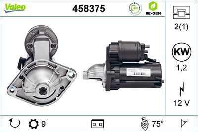 Starteris VALEO 458375