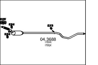 Катализатор MTS 04.3688