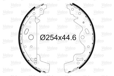 Bremžu loku komplekts VALEO 564030