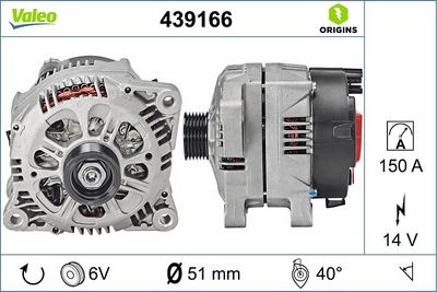 Ģenerators VALEO 439166