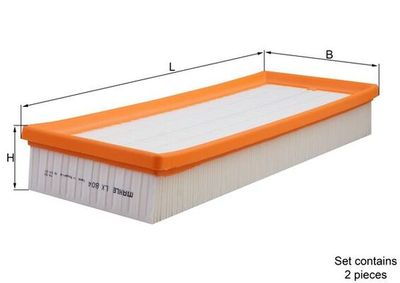 Воздушный фильтр MAHLE LX 804/S