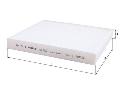 Фильтр, воздух во внутренном пространстве MAHLE LA 1123