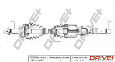 Приводной вал Dr!ve+ DP2110.10.0255