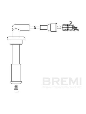 Augstsprieguma vads BREMI 642/80