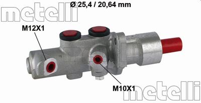 Главный тормозной цилиндр METELLI 05-0467