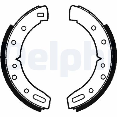 Bremžu loku komplekts DELPHI LS1037