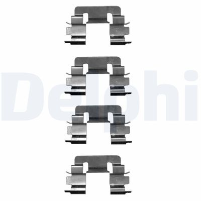 Piederumu komplekts, Disku bremžu uzlikas DELPHI LX0610