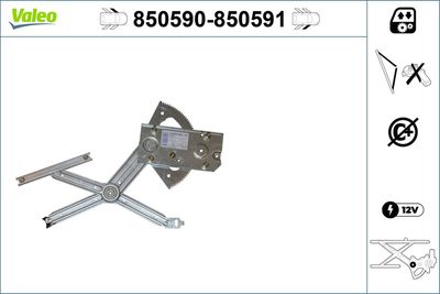 Стеклоподъемник VALEO 850590