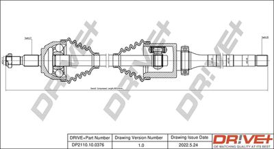 Приводной вал Dr!ve+ DP2110.10.0376