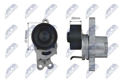 Spriegotājrullītis, Ķīļrievu siksna NTY RNK-CT-030