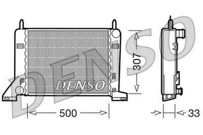 Radiators, Motora dzesēšanas sistēma DENSO DRM10022