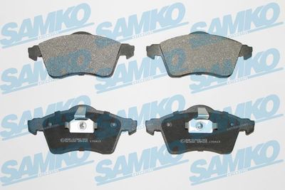 Комплект тормозных колодок, дисковый тормоз SAMKO 5SP645