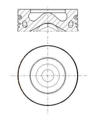 Поршень MAHLE 279 PI 00104 000