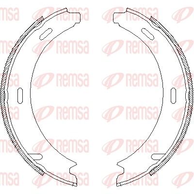Bremžu loks, stāvbremze REMSA 4093.01