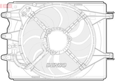 Ventilators, Motora dzesēšanas sistēma DENSO DER09068