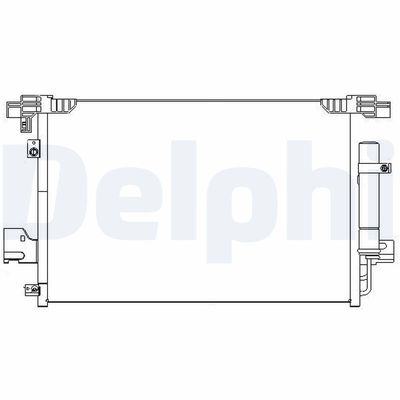 Конденсатор, кондиционер DELPHI TSP0225648