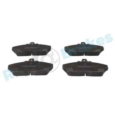 Bremžu uzliku kompl., Disku bremzes RAP BRAKES R-P0242