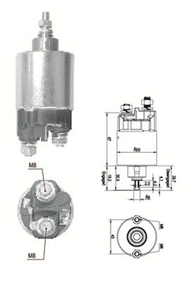 Ievilcējrelejs, Starteris MAGNETI MARELLI 940113050568